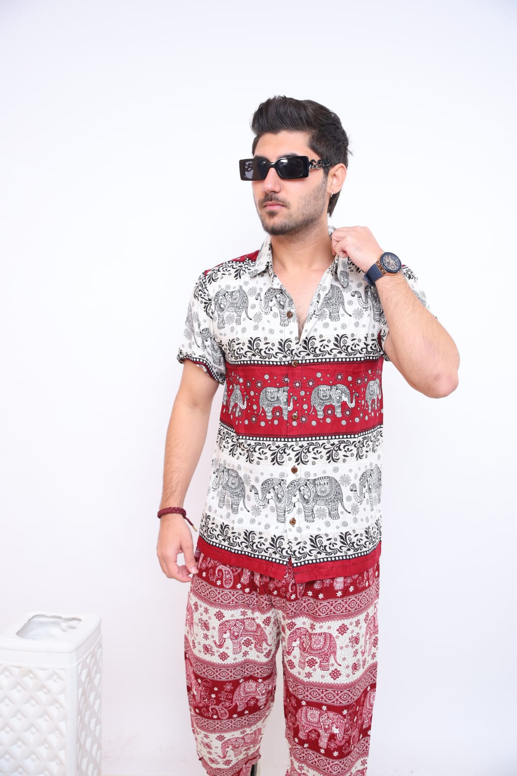 Ethnic Elephant Print Co-Ord Set